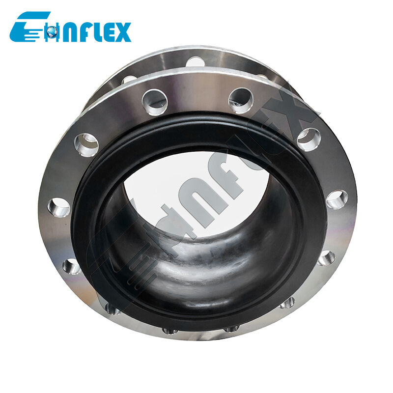 Single Sphere EPDM NBR CR Expand Joint Flange Type Pipe Vibration Isolators