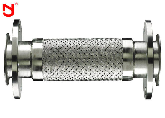 二重ワイヤー金属は両端によってがコネクター防蝕フランジを付けたようになるホースの鋼鉄ベルトの網を編んだ